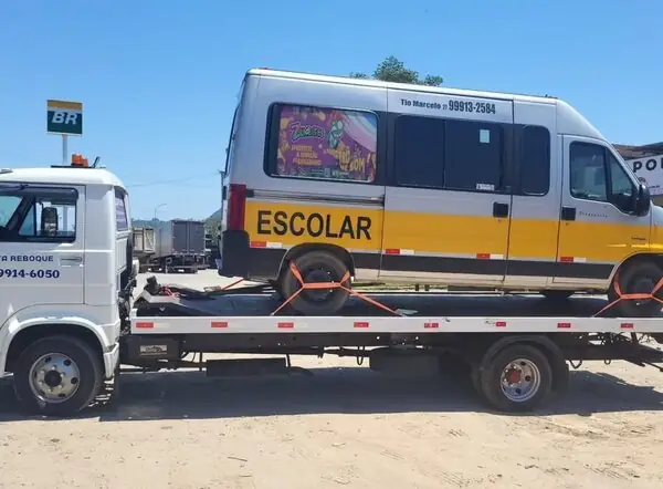 Reboque de van escolar